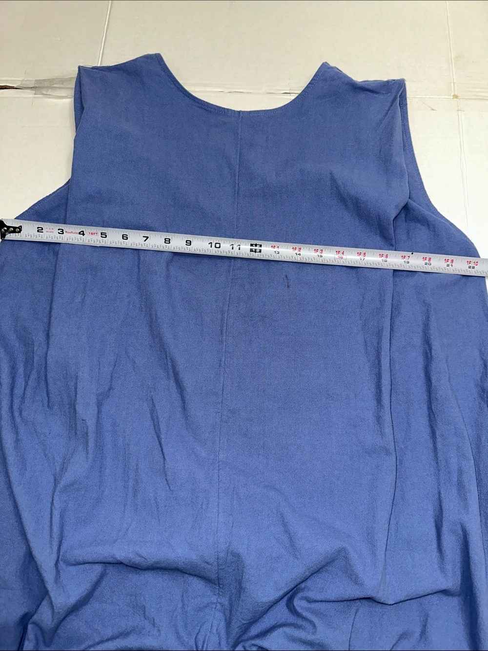 NEW Free People Quinn Jumpsuit Blue Oversized Loose Fit Wide Leg Womens Small - Picture 12 of 14